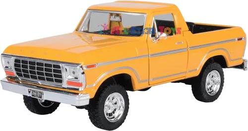 Vista 7 de 1978 Bronco 1:24 Modelo de Coche Fundido SUV SUT Negro con Cap Truck Motormax 79371