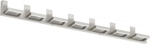 Vista 8 de Tipace - 2 Lámparas regulables de tocador, modernas, de color negro, con luz led arriba y abajo, acrílico blanco esmerilado, para colocarlas