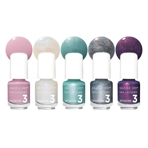 Vista 11 de Mini Flight Dazzle Dry – Afterparty – 5 mini lacas Juego de esmaltes de uñas de 5 piezas · Secado rápido · Larga duración · Manicuras no tóxicas