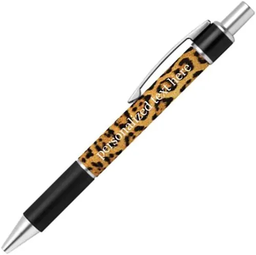 Vista 6 de Bolígrafo personalizado – Nombre o mensaje personalizado – Colores o impresiones – Regalo de papelería, suministros para la escuela de negocios