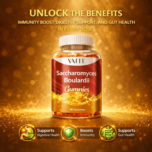Vista 2 de Saccharomyces Boulardii Probióticos 500mg – Suplementos de salud intestinal y apoyo Candida, probióticos para mujeres y hombres, apoyo digestivo e