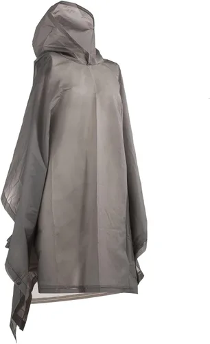 Vista 11 de Totes Adult Packable Lightweight Hooded Rain Poncho Transparente