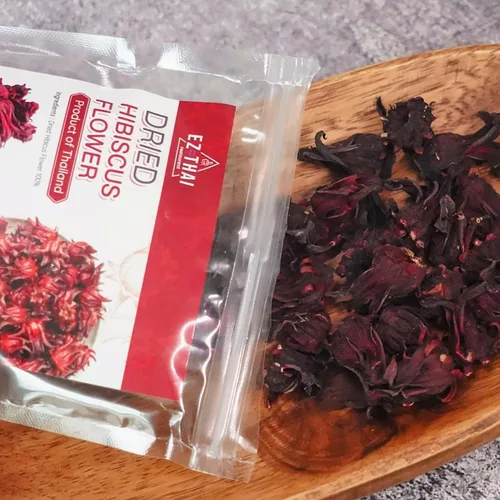 Vista 3 de Paquetes 3 - Té Blossam de flor de hibisco seco, 1.76 oz (50 gramos) Té tailandés de hierbas