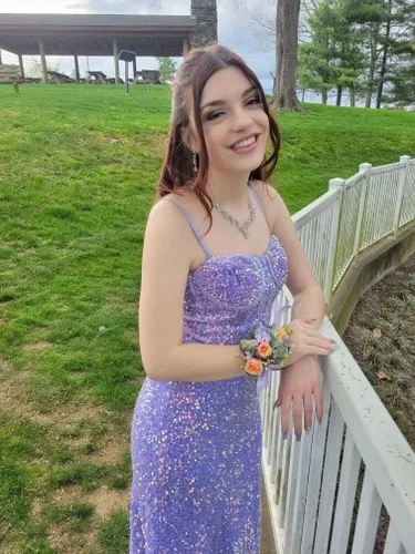 Vista 8 de Vestidos de fiesta de sirena con lentejuelas para mujer, vestidos largos de fiesta de noche formales brillantes