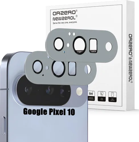 Vista 15 de Orzero Paquete de 2 protectores de lente de cámara compatibles con Google Pixel 9 Pro XL, protector de cámara de metal y vidrio de alta calidad