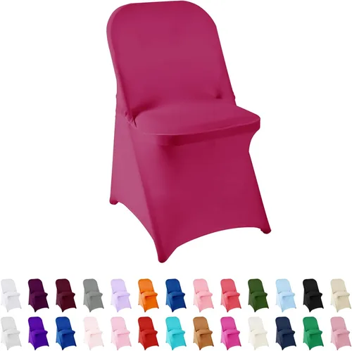 Vista 8 de Funda de elastano para silla, 12 unidades, fundas para silla, fundas plegables para sala de estar, funda extraíble lavable y elástica para silla