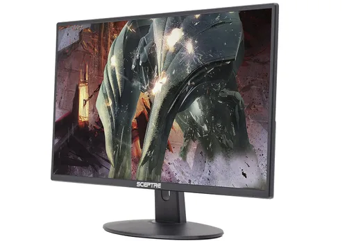Vista 3 de Sceptre Monitor de juego FHD LED de 27 pulgadas 75Hz 2X HDMI VGA altavoces integrados, negro metálico ultra delgado