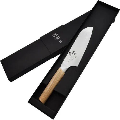 Vista 4 de Seki Magoroku 10000 CL Petit "Santoku 5.709 in ae-5253 (Importación Japón)