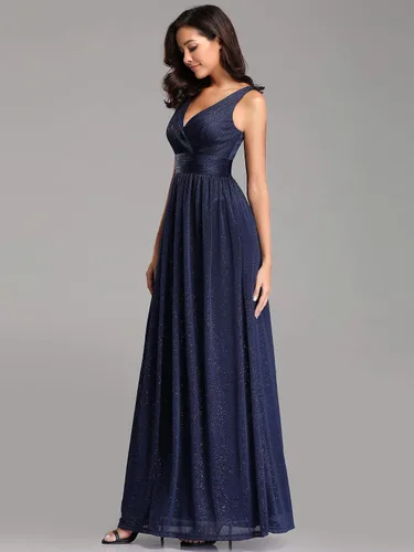 Vista 4 de Ever-Pretty Vestidos de dama de honor fruncidos con cintura imperio para mujer 7764