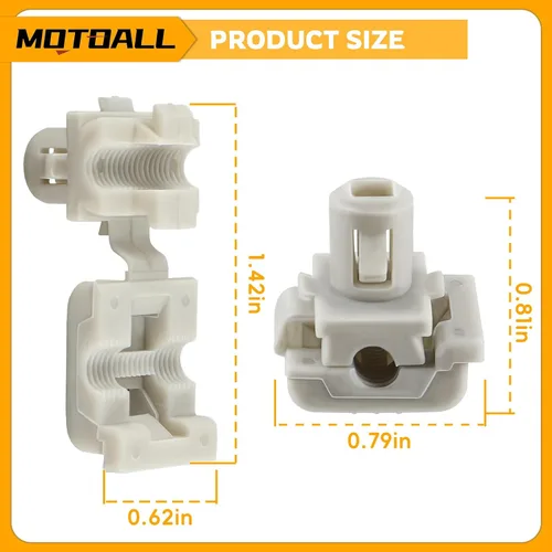 Vista 3 de MOTOALL Clips de pestillo de barra de bloqueo de puerta y puerta para Ford F150 F250 F350 Super Duty SL Paquete de 4