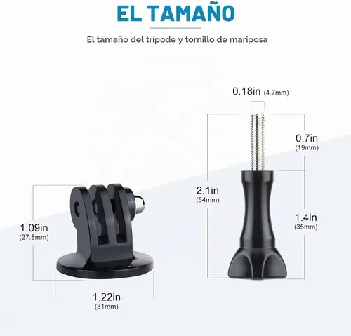 Vista 5 de Soporte de trípode para cámara de acción GoPro