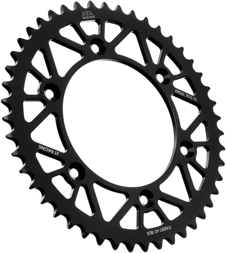 Vista 22 de JT Sprockets JTA897.38BLK - Piñón trasero de aluminio anodizado 7075 T6, color negro