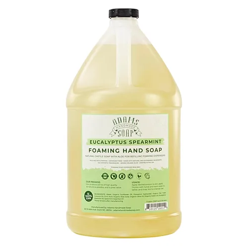 Vista 4 de Adams Jabón Hecho a Mano Jabón Líquido Espumoso 1 Gal - Especias de Canela