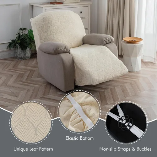 Vista 3 de Funda para Silla Reclinable 100% Impermeable, 1 Pieza Fundas Elásticas para Sofá Reclinable Lavables para Silla Reclinable para Mascotas, Perros