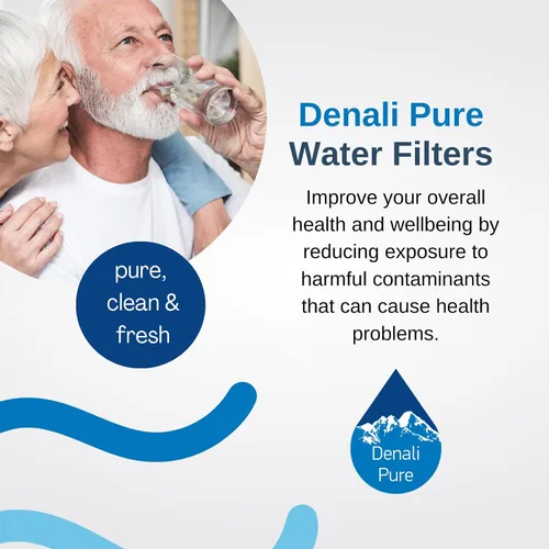Vista 3 de Paquete de 2 filtros de agua de repuesto para refrigerador Whirlpool ED5GTFXKQ00, compatible con Whirlpool 8171413, 8171414 cartucho de filtro
