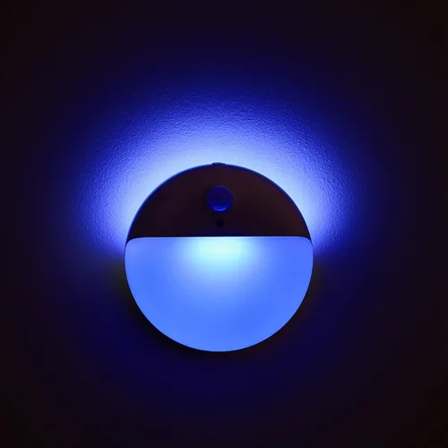 Vista 17 de YUNLEX Paquete de 2 luces nocturnas a batería, luces de inodoro, luz de sensor de movimiento pequeño de 2.6 pulgadas, luces adhesivas, 3 modos