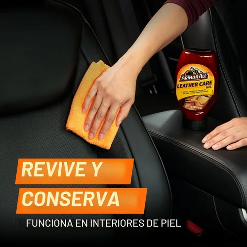 Vista 3 de Armor All 10961 gel para cuidado de cuero y paño de microfibra, gel para el mantenimiento de cuero , 18 onza