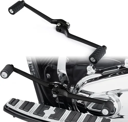 Vista 21 de TCMT Pedal de palanca de cambios de talón delantero izquierdo para Harley Touring Road King Road Street Electra Glide 1988-2025 FL Softail 1986-2017