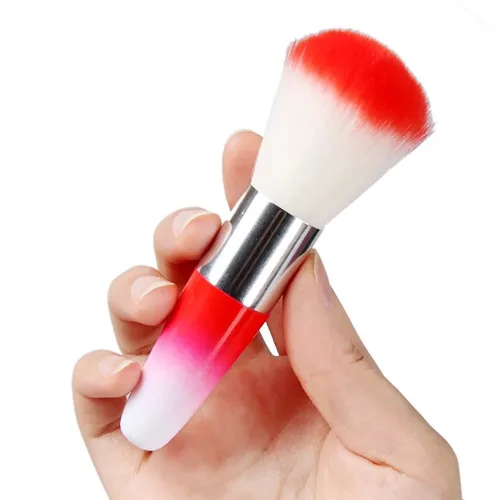 Vista 4 de 3 cepillos de uñas para polvo de limpieza, cepillo de maquillaje, cepillo de limpieza de uñas, cepillo de uñas acrílico, cepillo limpiador de polvo