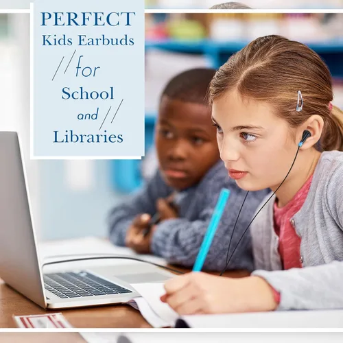 Vista 5 de Kanayu Paquete de 50 auriculares con cable a granel para aula, auriculares básicos con cable para estudiantes, sin micrófono, con conector de 0.138