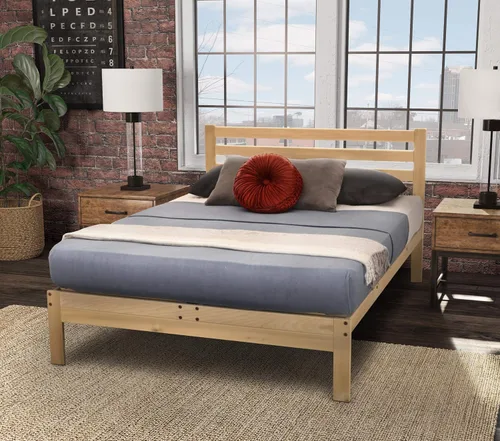 Vista 8 de KD Frames Lexington - Cama de plataforma, individual XL, sin terminar