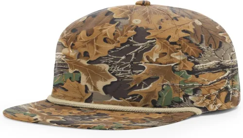 Vista 18 de Richardson 256 Umpqua 5 Panel UPF 50+ Gorras Snapback Premium con Clasificación Cuerda de moca oscuro / caqui