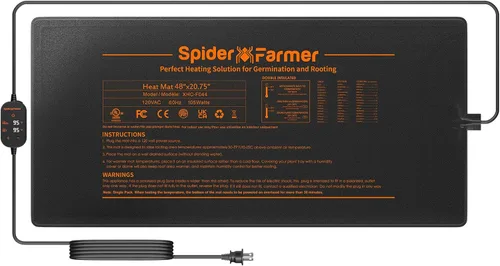 Vista 10 de Spider Farmer - Alfombrilla térmica de 10 x 20.75 pulgadas con termostato integrado