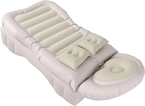 Vista 4 de Inflatable Car Mattress 181x80cm PVC Flocked Back Seat