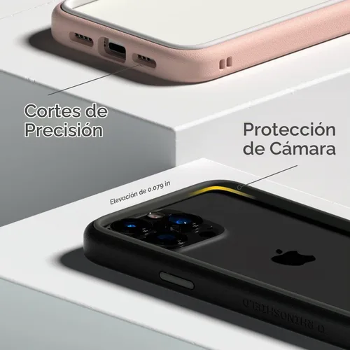 Vista 5 de RhinoShield CrashGuard NX - Funda protectora de diseño delgado absorbente de golpes compatible con iPhone 13 Pro Max, protección contra caídas de 11