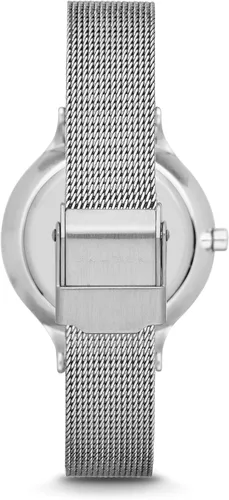 Vista 5 de Skagen Anita - Reloj casual de malla de acero de cuarzo para mujer