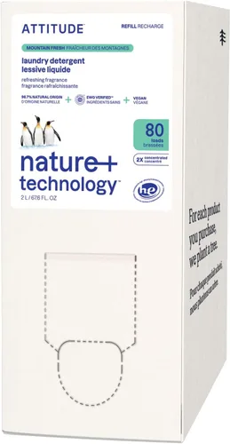 Vista 13 de ATTITUDE - Recambio de detergente para ropa, verificado por EWG, ralladura