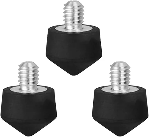 Vista 5 de Foto&Tech 3 pies de trípode de goma antideslizantes universales compatibles con Benro Gitzo Induro Kingjoy Manfrotto, trípode de rosca de repuesto