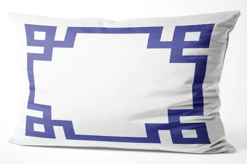 Vista 36 de Funda de almohada rectangular con cremallera en un lado impreso de 12 x 16 pulgadas, color blanco y rosa intenso Rosa fucsia
