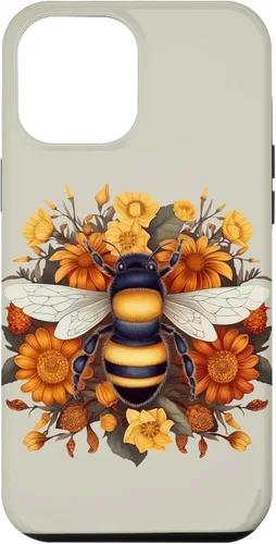 Vista 25 de iPhone 16 Boho Flower Bee Honey Beekeeper Daisy Sunflower Bee Case