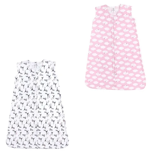 Vista 18 de Luvable Friends - Saco de dormir para bebé sin mangas, diseño unisex, Saco de dormir de algodón sin mangas, saco de dormir, manta, 0-6 meses