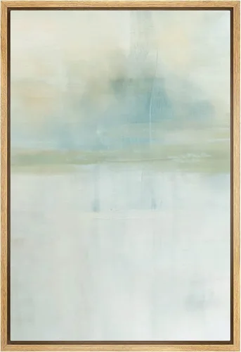 Vista 19 de IDEA4WALL Lienzo enmarcado para pared, acuarela pastel, cordillera, valle, ilustraciones abstractas, naturaleza, arte moderno, bohemio, decorativo
