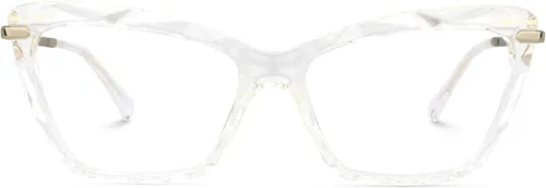 Vista 53 de Zeelool Gafas de bloqueo de luz azul ojo de gato de cristal para mujer Juliet VFP0270
