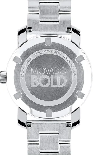 Vista 4 de Movado 3600084 para mujer Negrita - 3600084 36 mm Acero inoxidable