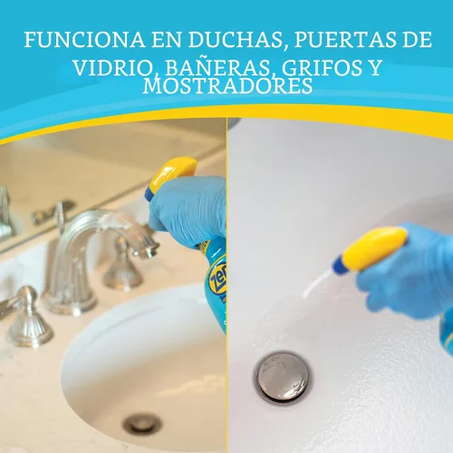 Vista 6 de Zep Home Pro 2 en 1 - Eliminador y preventor de espuma de jabón, aroma de rocío matutino, R54006-32 onzas líquidas, fórmula sin blanqueador