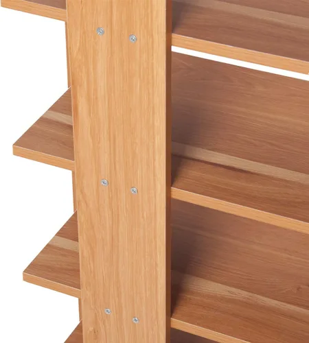 Vista 8 de H&A Zapatero de madera de 6 niveles Organizador de almacenamiento de zapatos (aple)