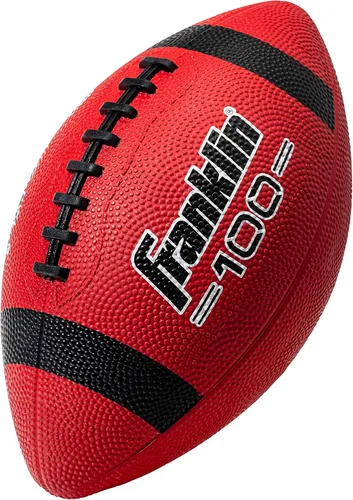Vista 11 de Franklin Sports Balones de fútbol americano de goma para niños Junior Grip-Rite tamaño juvenil - Balones de fútbol americano Peewee Kids duraderos