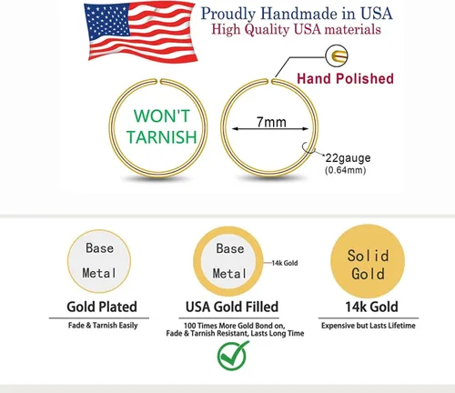 Vista 73 de Small Gold or Sterling Silver Huggie Hoop Earrings for Women Cartilage Nose Helix Tragus