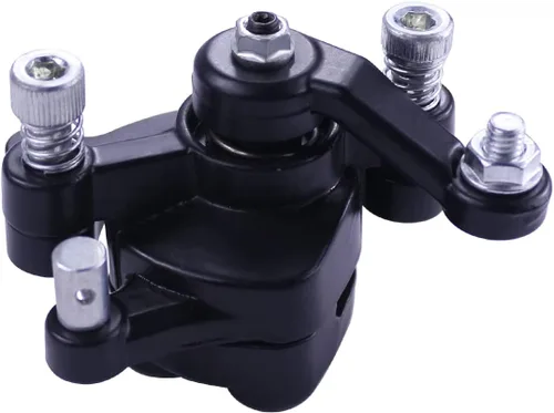 Vista 9 de Pinza de freno de disco delantero y almohadilla para MBX10 MBX11 80cc MM-B80 105cc MM-B105 CT100U CC100X Trail Mini Bike 47 49cc Mini ATV Gas Negro