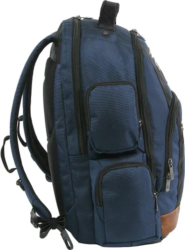 Vista 4 de Original Penguin Mochila Peterson para la mayoría de portátiles y portátiles de 15 pulgadas, marino, Mochila para laptop Peterson que se adapta a
