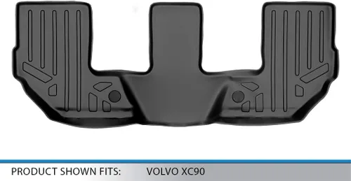 Vista 3 de SMARTLINER Alfombrillas de piso personalizadas 3ª fila para Volvo XC90 2016-2019