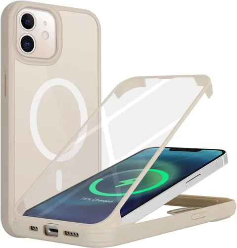 Vista 11 de Funda para iPhone 8 Plus con protector de pantalla, compatible con Magsafe, para iPhone 7 Plus, protector de pantalla integrado, funda delgada