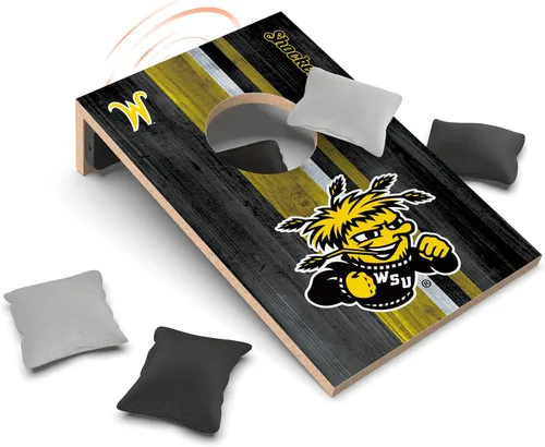 Vista 4 de SOAR Juego de Cornhole de mesa NCAA y altavoz Bluetooth