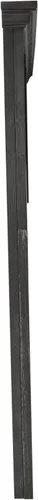 Vista 5 de Office Star Products OSP Home Furnishings Farmhouse Basics - Cabecera tamaño King, acabado negro rústico