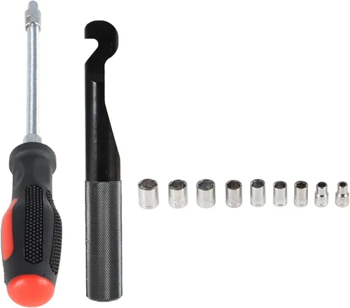 Vista 5 de Silscvtt Herramienta de extracción de cubierta de embrague con kit de herramientas de cambio de correa de repuesto para Polaris 800 900 S 1000 XP