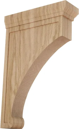 Vista 26 de Ekena Millwork Gomez - Soporte de madera, BKTW02X04X06GORW Madera de caucho.
